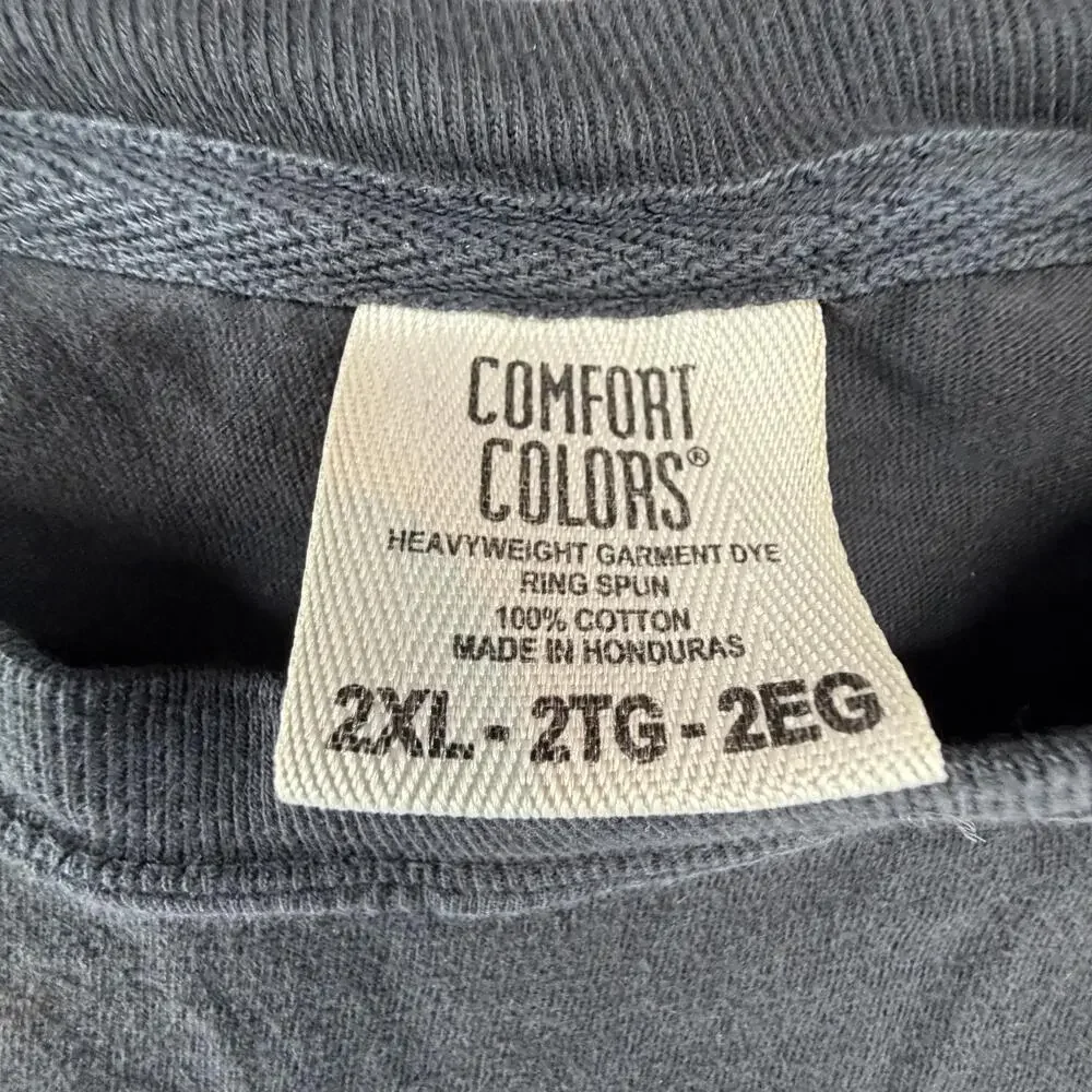 Mama Tour Comfort Colors Shirt Womens 2XL Gray Motherhood Mom Life Oversize Gym